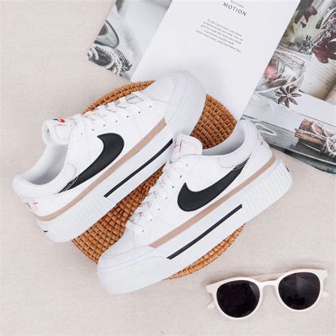 Nike Womens Court Legacy Lift Sneaker White Nike Women Platform Shoes Sneakers Sneakers White