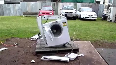 Washing Machine Destruction Sped Up 300 Youtube