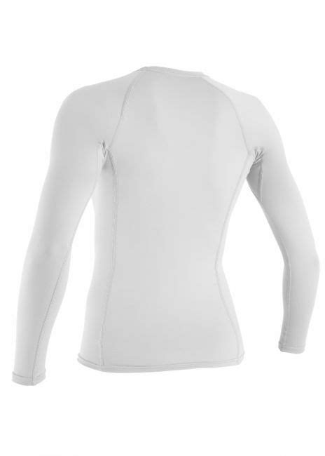 Oneill Ladies Basic Skins Long Sleeve Rash Vest White