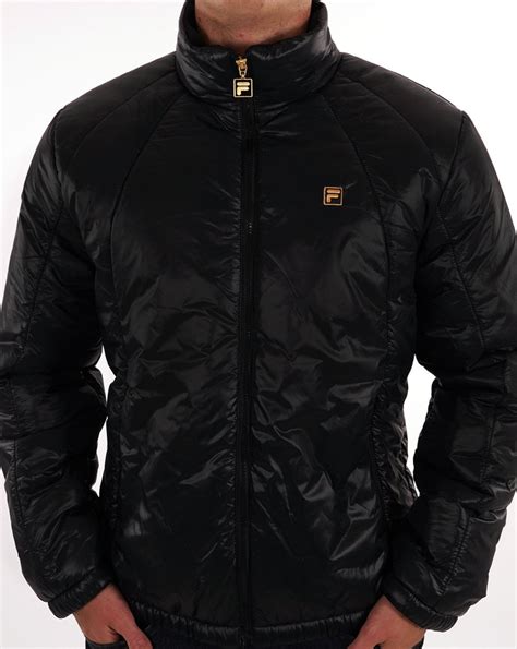 Fila Gold Matera Padded Jacket Black 80s Casual Classics