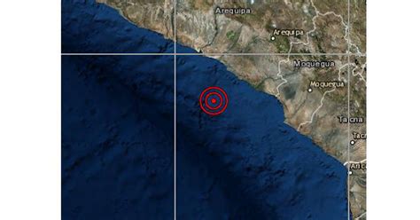 Arequipa Sismo De Magnitud 3 9 Sacudió La Provincia De Islay Informó