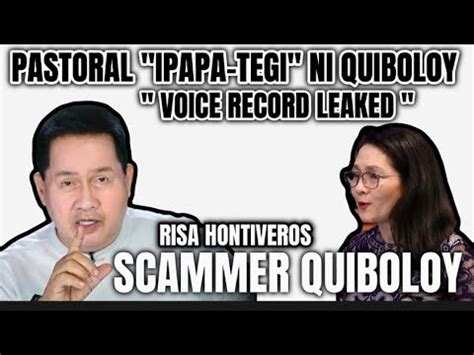 Pastoral Pa P Tay N Ni Quiboloy Naku Scammer Rin Lala Eto Youtube