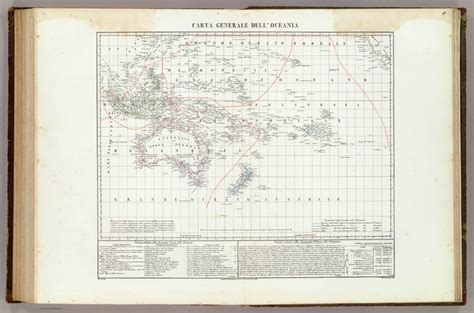 Carta Generale Delloceania Questa Carta E Stata Eseguita Sull