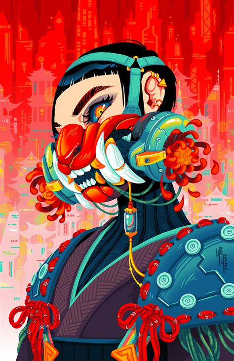 Tiger Speak No Evil Print Yoshi Yoshitani