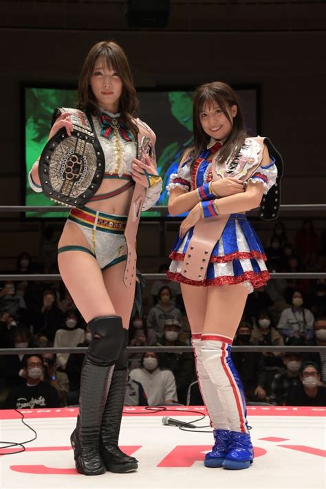 赤井沙希＆荒井優希 C東京女子プロレス Ske48荒井優希がプロレスで3度目の防衛に成功、1・4にアメリカからの挑戦者と対決 画像