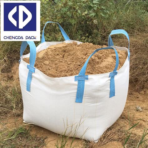 1000kg 1500kg Reusable Bulk Jumbo PP Woven Ton FIBC Container Big Bags