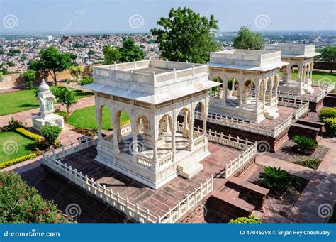 Marble Cenotaphs Of Marwar Kings Stock Photo Image Of Indian Ancient