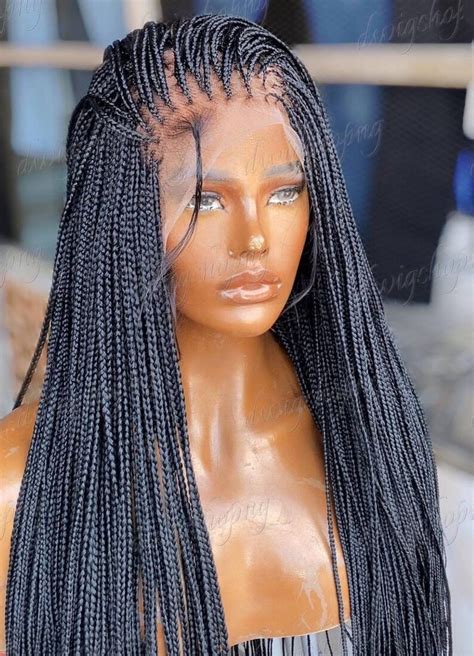 Ready To Ship Braidedwig Box Braids Short Braid Knotless Etsy