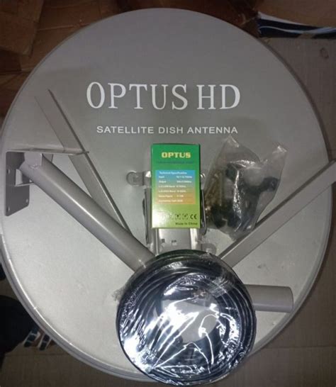 Dish Parabola Offset Cm Optus Berikut Lnb Dan Kabel Lazada Indonesia