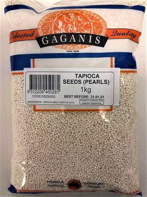 Online Store Gaganis Tapioca Pearls Seed 1kg