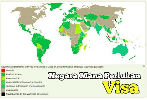 Senarai Negara Yang Perlu Visa Bagi Pelancong Malaysia Mei