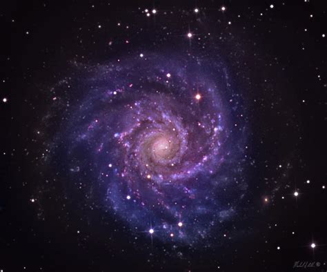 Messier 74, Grand Design Spiral Galaxy - Michael Adler Earth and Sky ...