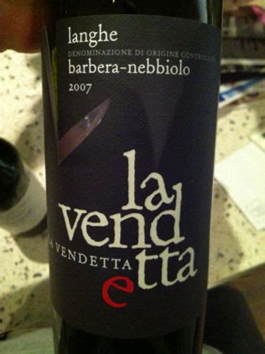 La Vendetta Langhe Barbera Nebbiolo Vivino Italia