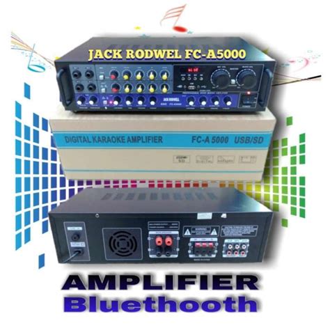 Promo Amplifier JACK RODWELL FC A5000 Power Ampli Bluetooth Usb Sd Card