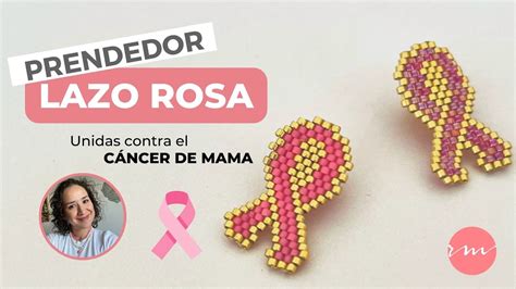 Prendedor LAZO ROSA Unidas Contra El CANCER DE MAMA Paso A