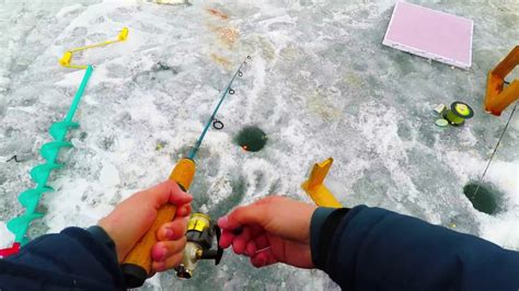 Ice Fishing For Lake Whitefish On Banks Lake YouTube