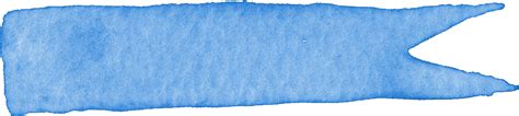 8 Blue Watercolor Ribbon Banner Png Transparent