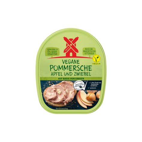 Rügenwalder Mühle Vegetarische Pommersche Apfel Zwiebel 125 g Leb