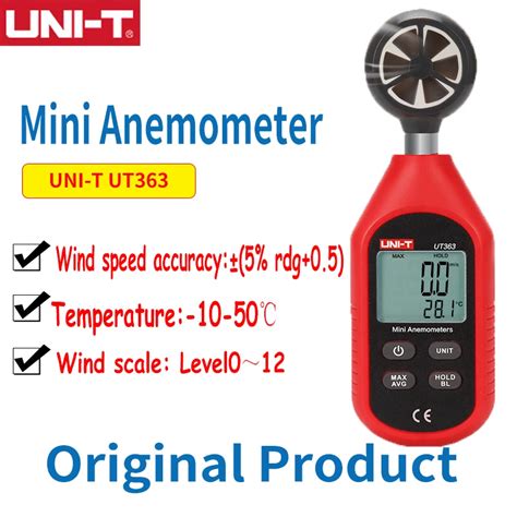 Uni T Ut Bt Handheld Micro Bluetooth Anemometer Digital Anemometer