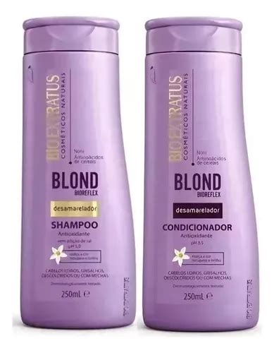 Kit Blond Shampoos Condicionador 250 Ml Bio Extratus MercadoLivre