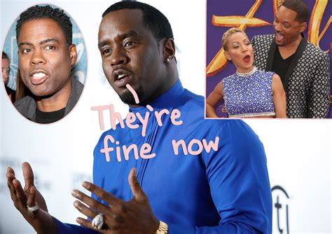 Diddy Claims Chris Rock And Will Smith Have Already Settled Their Feud