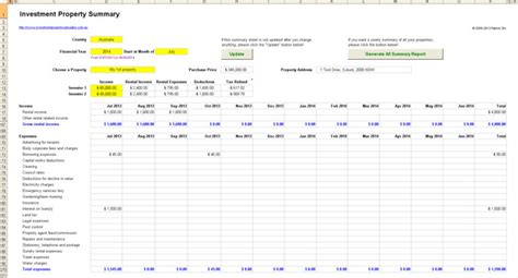 Excel Spreadsheet For Landlords For Landlord Expense Spreadsheet Excel