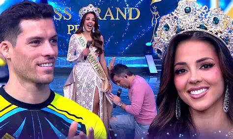 Luciana Fuster regresó a EEG como Miss Grand Perú frente a Patricio Parodi