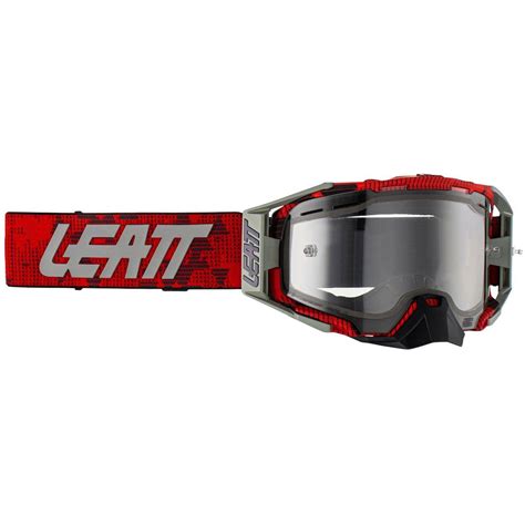 Leatt Masque Velocity Enduro Jw Rouge Transparent Maciag Offroad