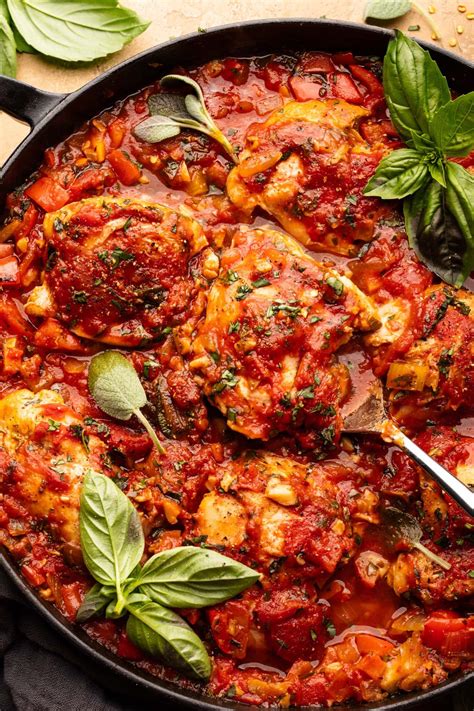 Mom S Easy Chicken Cacciatore Hunters Style A Simple Palate