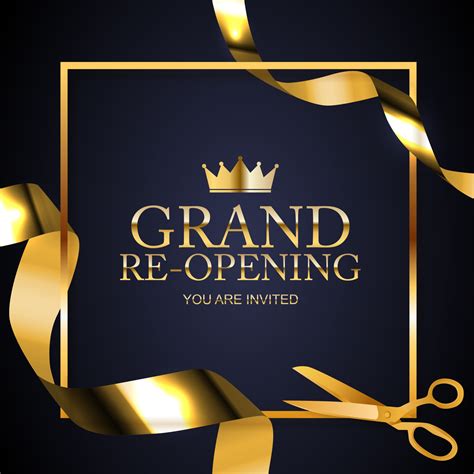 Grand Opening Flyer Vector Art, Icons, and Graphics for Free Download