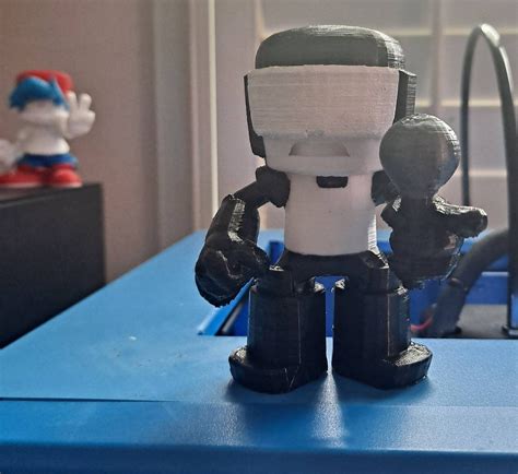 Friday Night Funkin Tank Man 3 D Printed 25in4in Figure Etsy