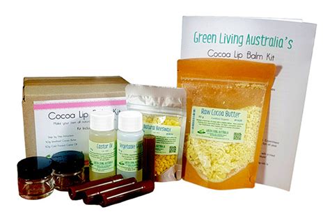 Cocoa Butter Lip Balm Kit Green Living Australia