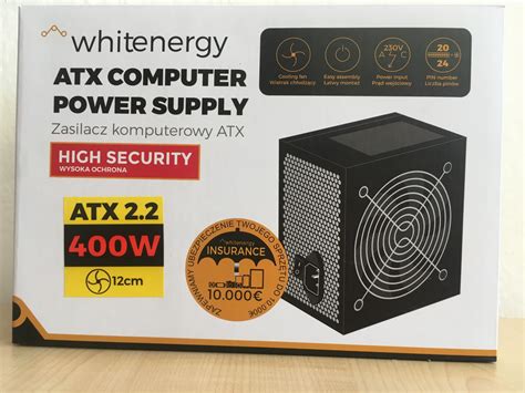 Zdroj PC Whitenergy Zdroj ATX 2 2 400W 120mm Black NOVÝ Aukro