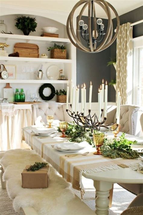 Popular Winter Dining Room Decorations On Your Table 37 Sweetyhomee