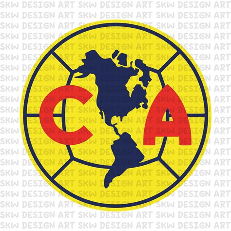 Club America Logo Club America Svg Club America Vector Etsy