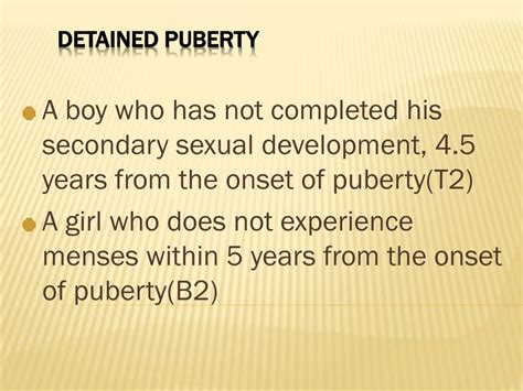 Ppt Boys With Delayed Puberty Powerpoint Presentation Free Download Id4298243