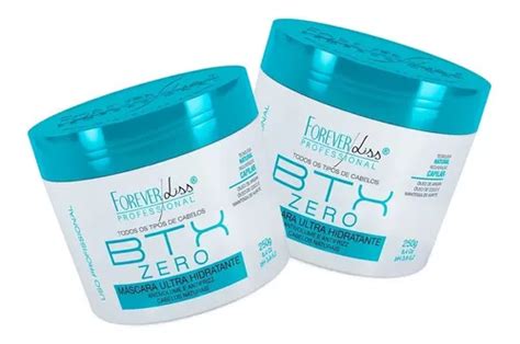 02 Forever Liss Máscara Btx Zero Hidratante Sem Formol 250g Mercadolivre