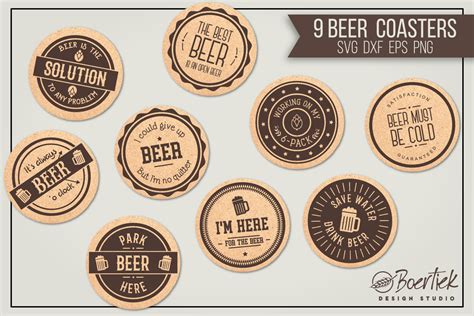 Beer coasters with funny quotes