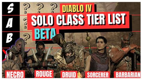 Diablo 4 Classes Tier List Famous Food 527ott