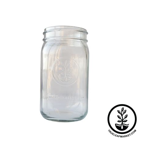 Wide Mouth Mason Jars W Stainless Steel Storage Lids Quart 32 Oz