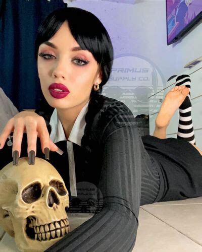 Sexy Latina Cospaly Model Wednesday Addams Cosplay 8x10 In Glossy Photo