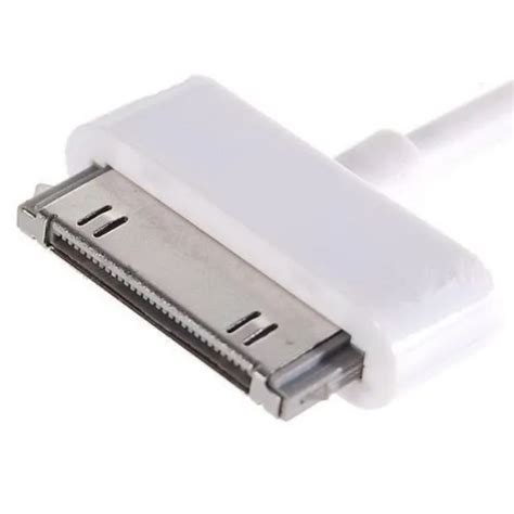 Cabo Iphone Usb Para Dock 30 Pinos Branco 3 Metros Ecooda EC 568 4G