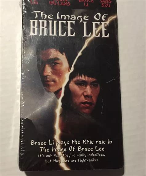 THE IMAGE OF Bruce Lee 2000 VHS rare écu vintage Kung Fu flambant neuf