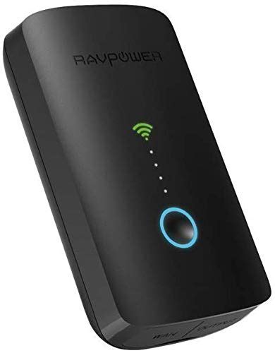 Buy Ravpower Filehub Plus Dual Band Wireless Travel Router Usb Port Sd Card Slot 6700mah