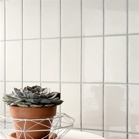 White Glossy Ceramic Tile | 4x8 | White Ceramic Tile