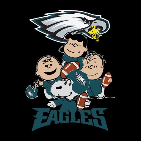 Snoopy The Peanuts Philadelphia Eagles NFL Svg Football Tea Inspire