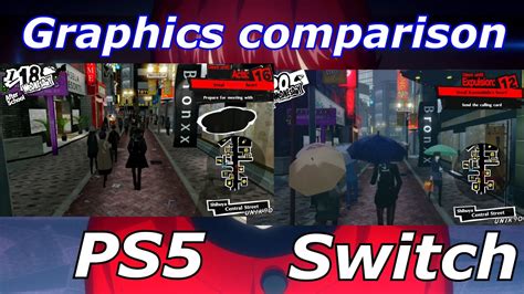 Persona 5 Royal Graphics Comparison Switch Vs Ps5 No Spoilers Youtube