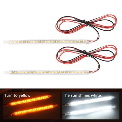 Car Rearview Mirror Indicator Lamp Drl Streamer Tape Led Flowing Turn