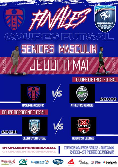 Rendez Vous Demain Soir Pour Les Finales Futsal S Niors District De