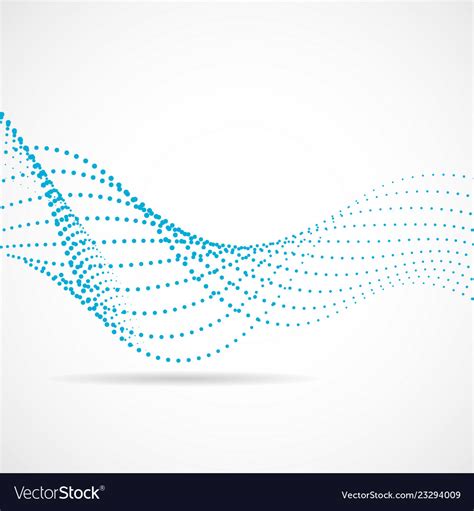 Abstract Colorful Wave Of Dotted Lines Royalty Free Vector